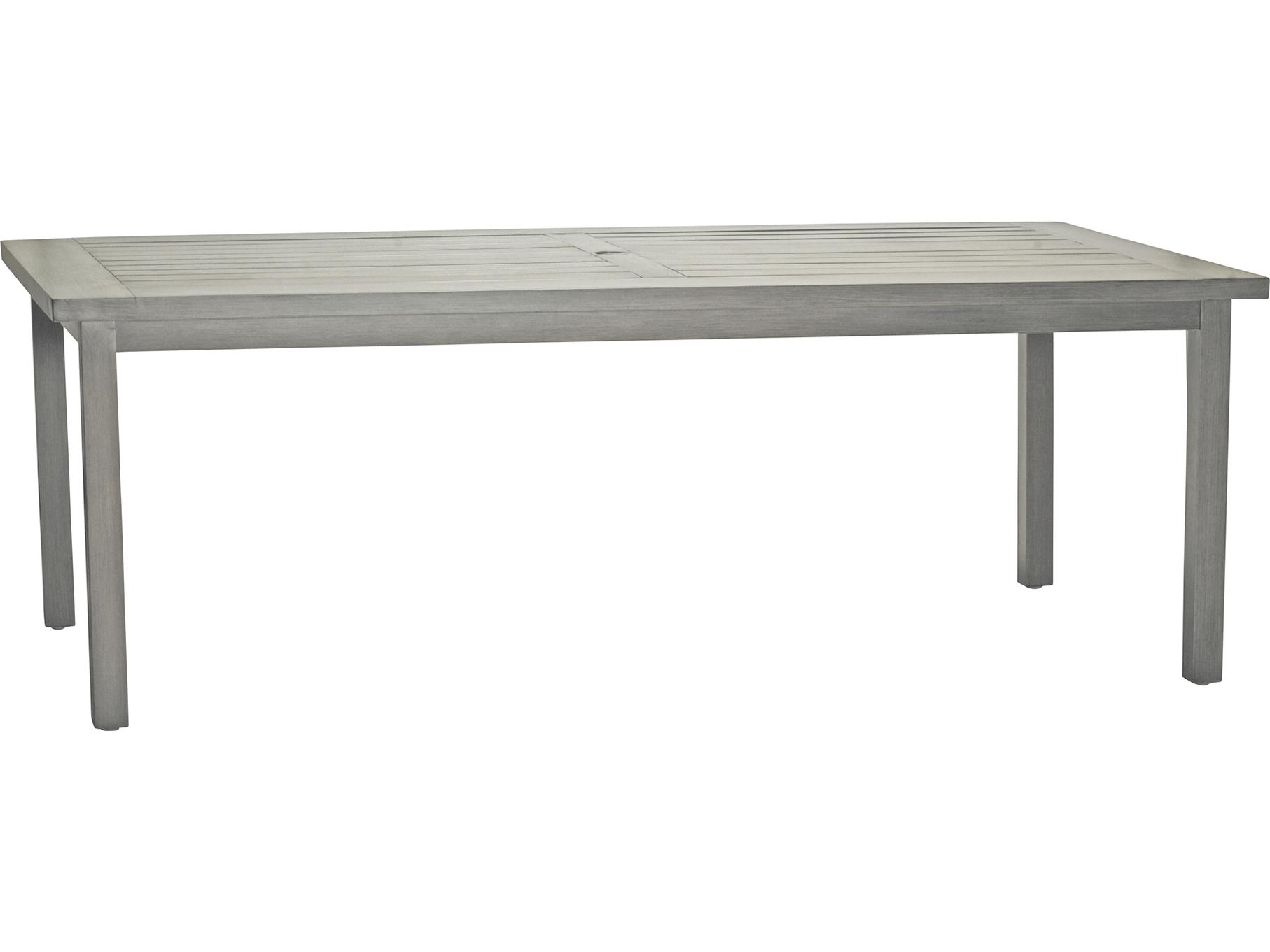 Summer Classics Club Aluminum Rectangular Dining Table