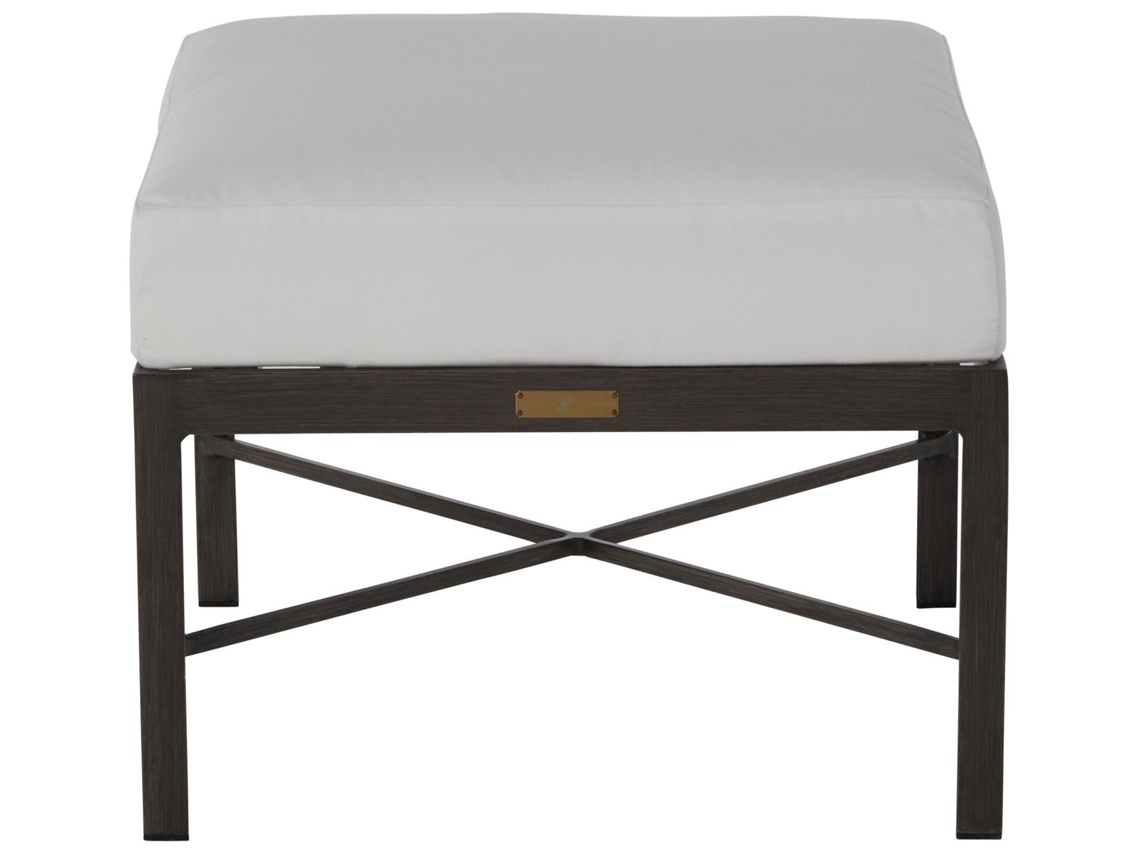 Summer Classics Monaco Aluminum Outdoor Patio Ottoman