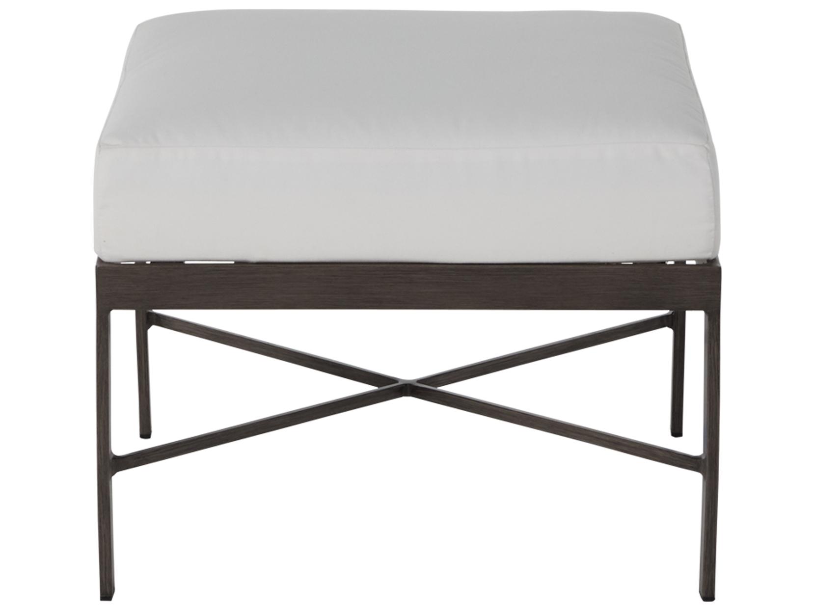 Summer Classics Monaco Aluminum Outdoor Patio Ottoman