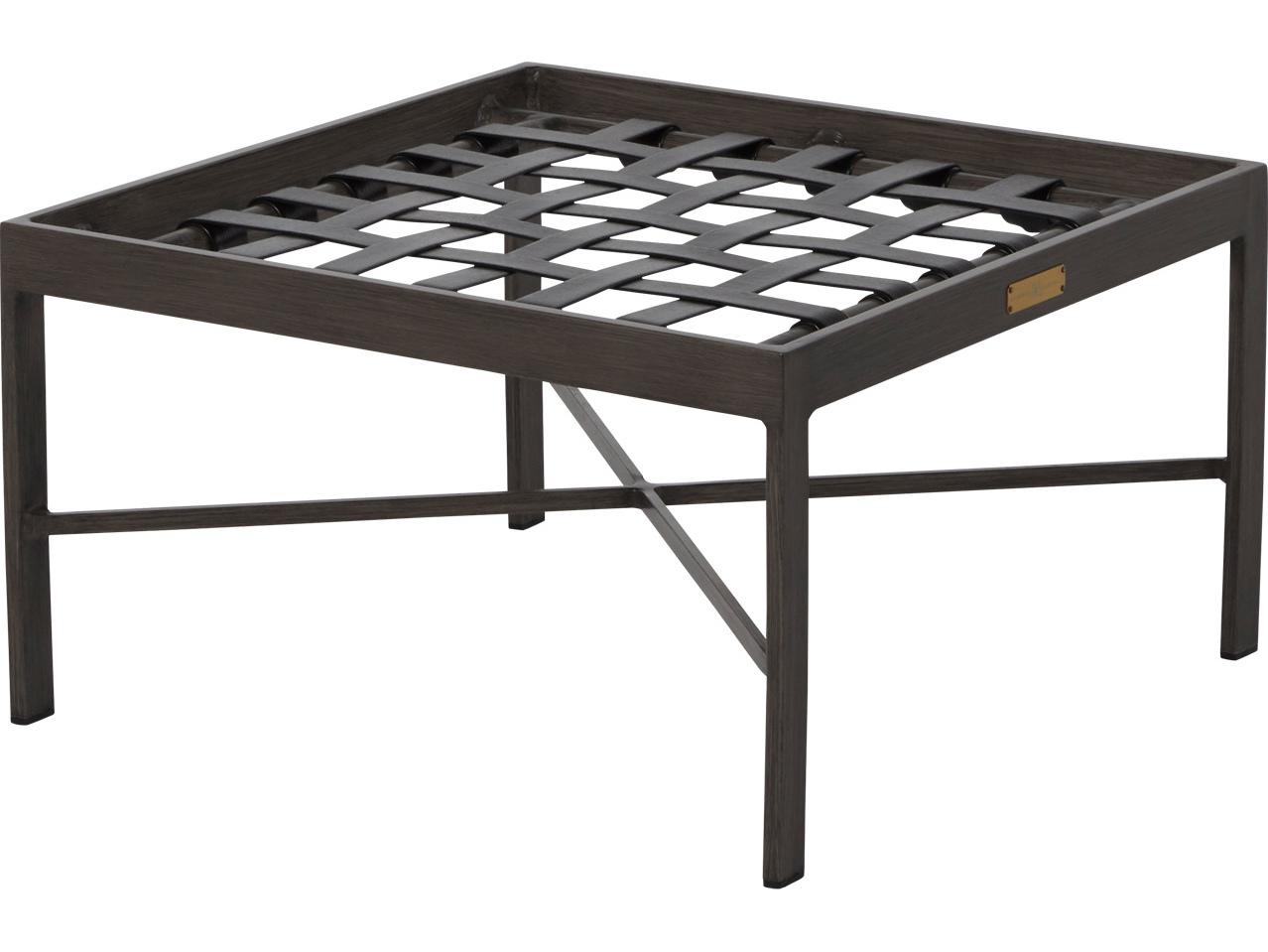 Summer Classics Monaco Aluminum Outdoor Patio Ottoman