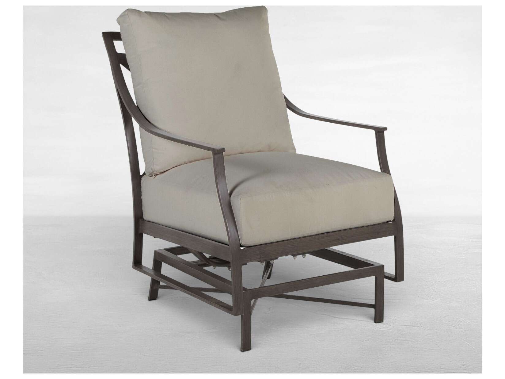 Summer Classics Monaco Quick Ship Wrought Aluminum Cushion Lounge Chair