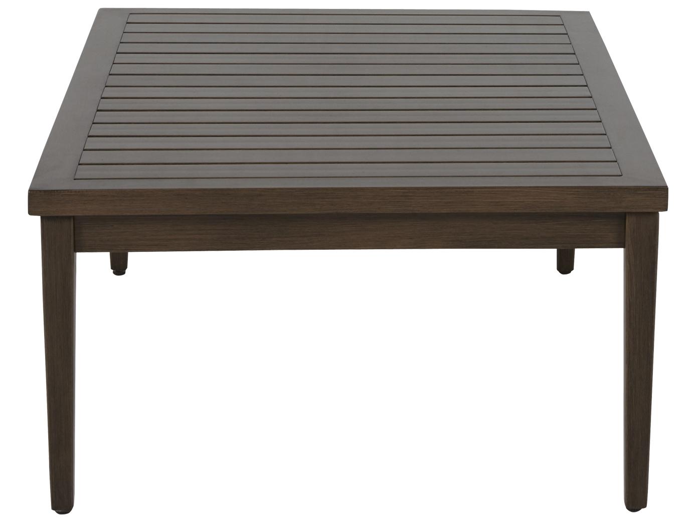 Summer Classics Brookside Aluminum Rectangular Patio Coffee Table