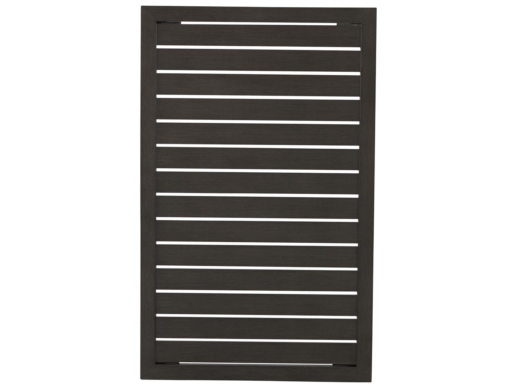 Summer Classics Brookside Aluminum Rectangular Patio Coffee Table