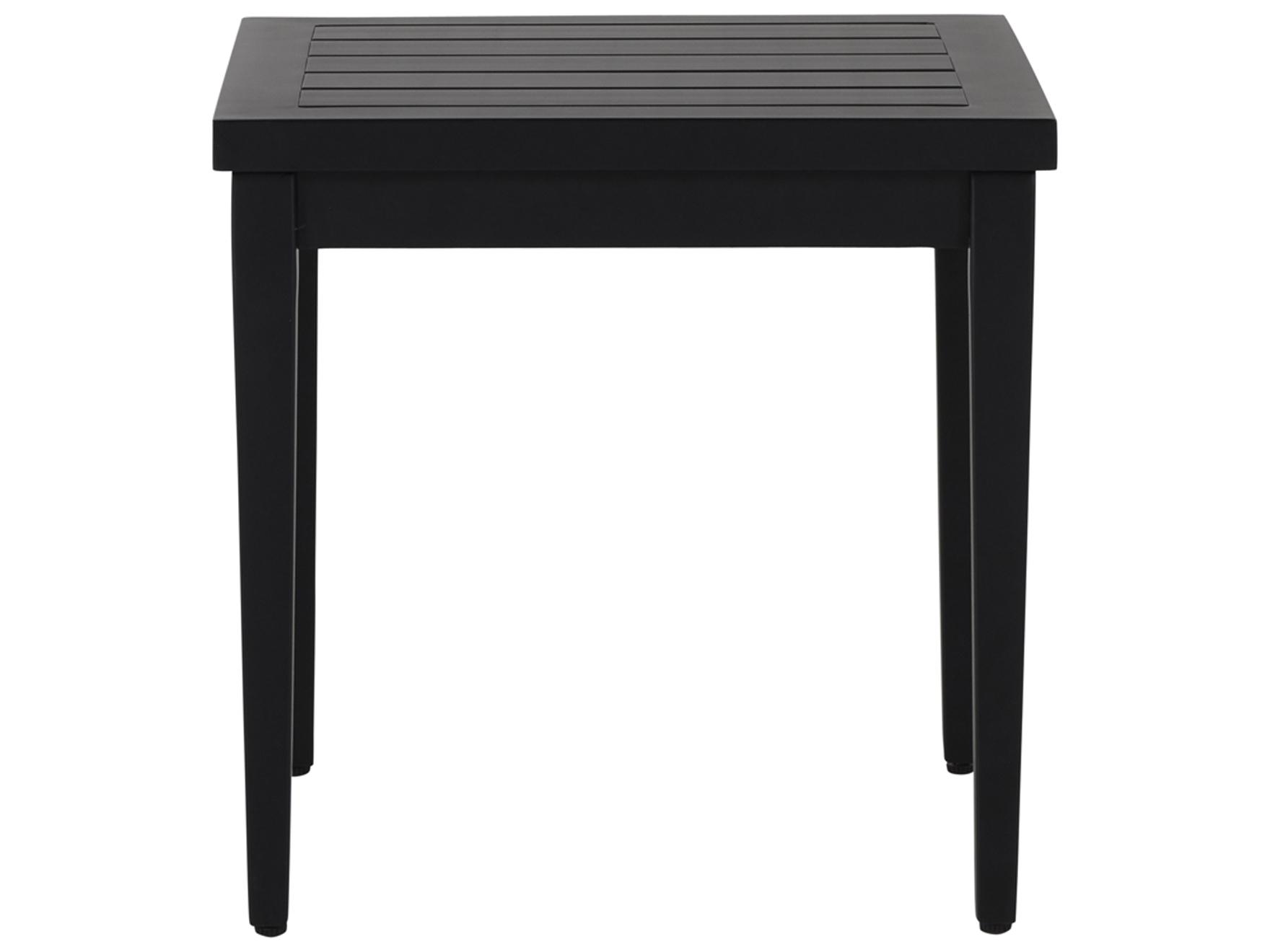 Summer Classics Brookside Aluminum Square Outdoor Patio End Table