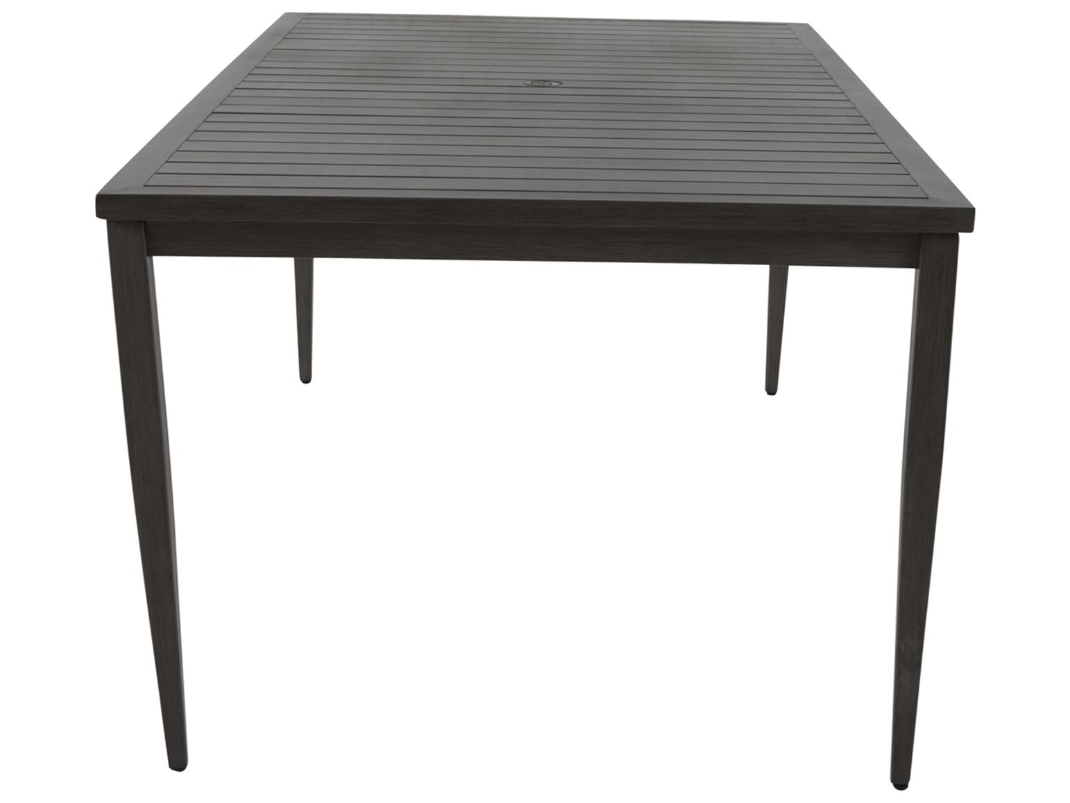 Summer Classics Brookside Aluminum Rectangular Patio Dining Table