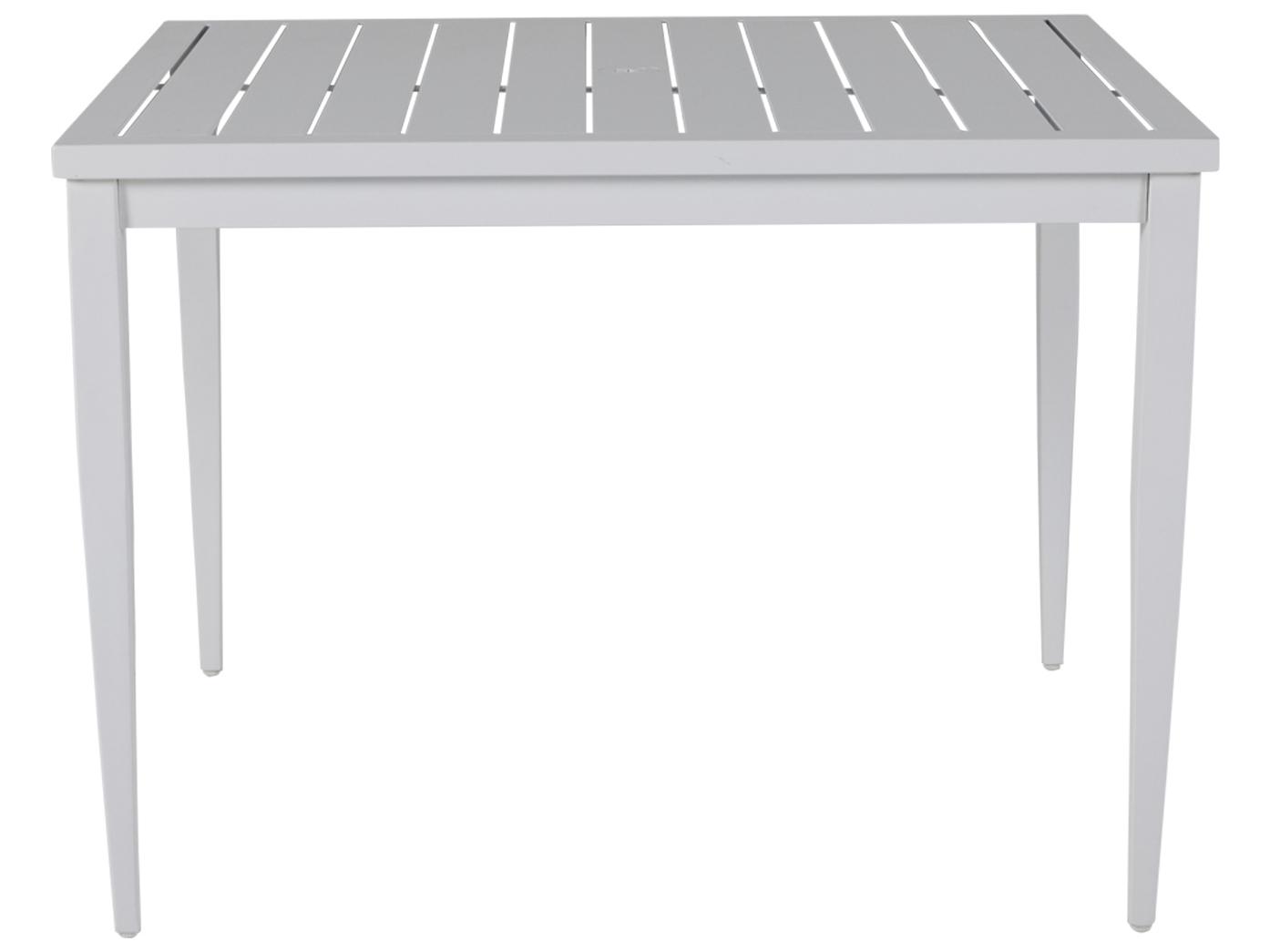 Summer Classics Brookside Aluminum Square Outdoor Dining Table