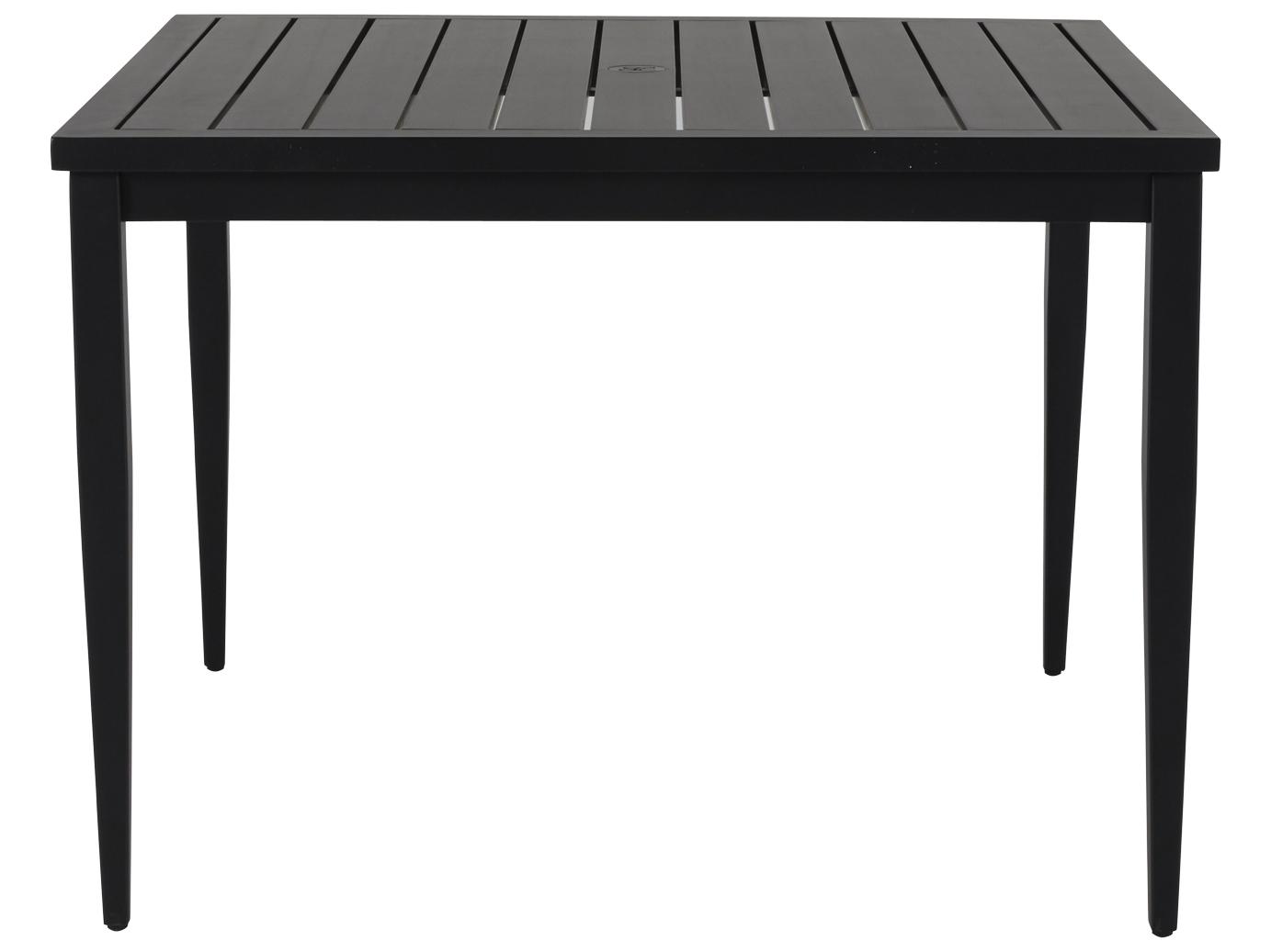 Summer Classics Brookside Aluminum Square Outdoor Dining Table