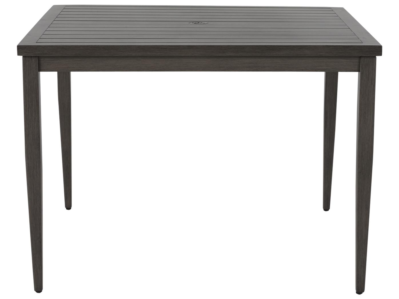 Summer Classics Brookside Aluminum Square Outdoor Dining Table