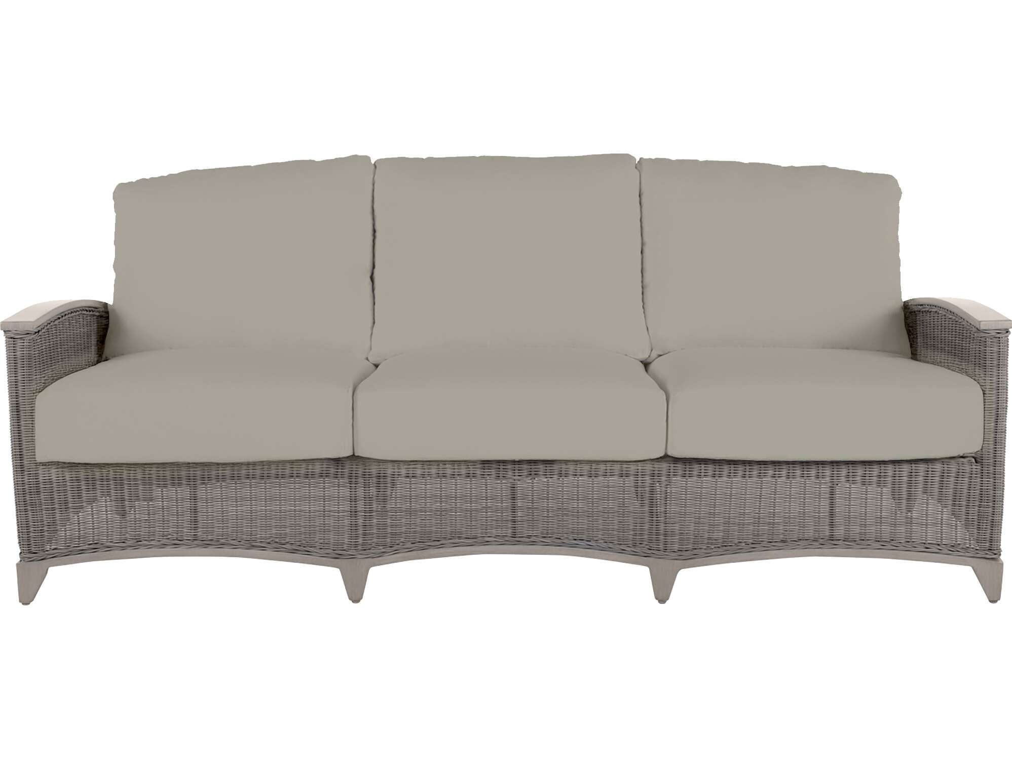 Summer Classics Astoria Quick Ship Wrought Aluminum Wicker Sofa