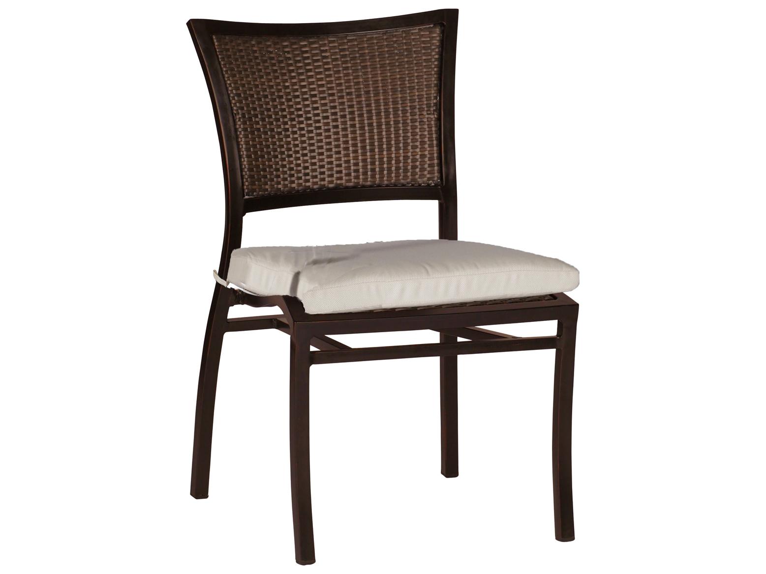 Summer Classics Aire Wicker Cushion Patio Dining Chair