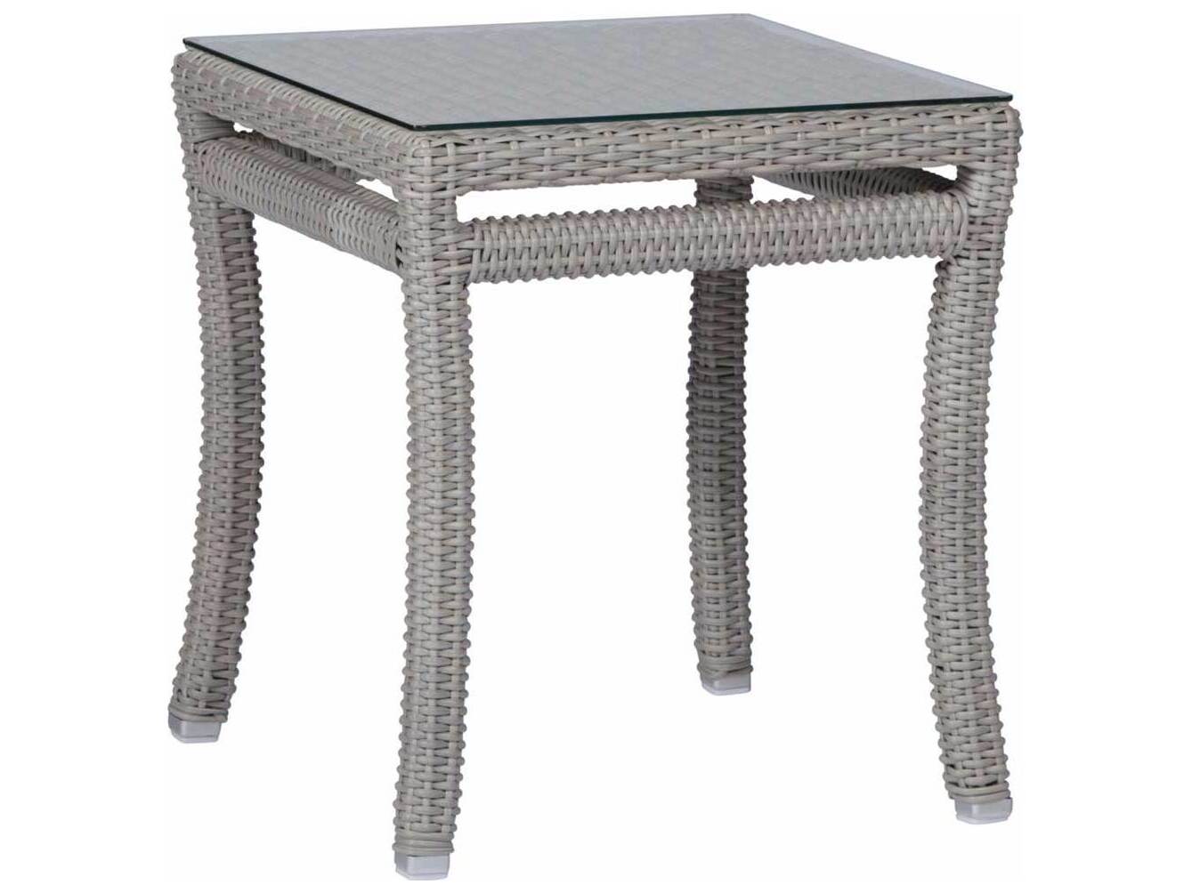 Summer Classics Club Woven Square Outdoor End Table