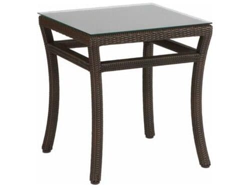 Summer Classics Club Woven Square Outdoor End Table