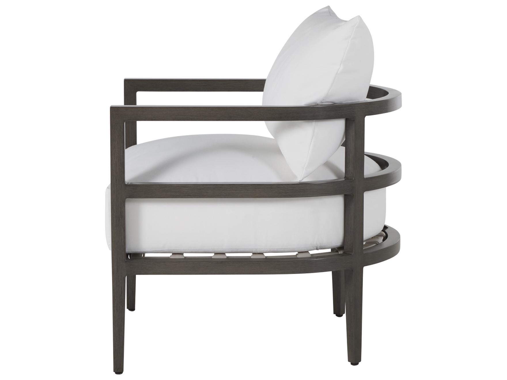 Summer Classics Santa Barbara Aluminum Slate Grey Patio Lounge Chair