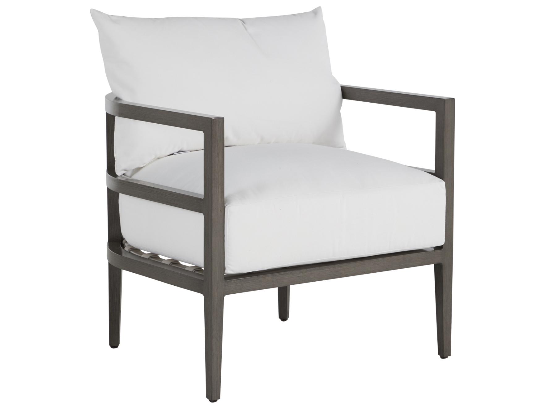Summer Classics Santa Barbara Aluminum Slate Grey Patio Lounge Chair