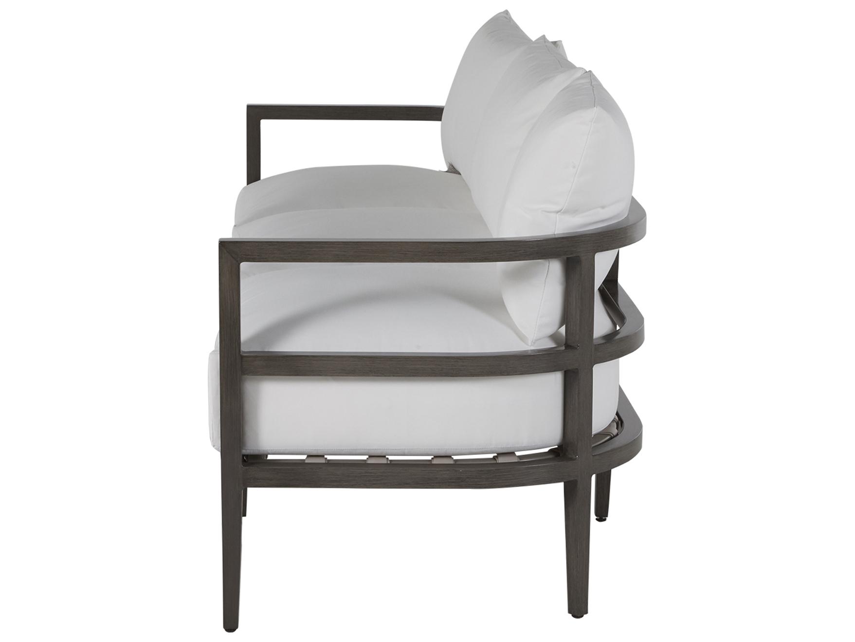 Summer Classics Santa Barbara Aluminum Slate Grey Outdoor Sofa