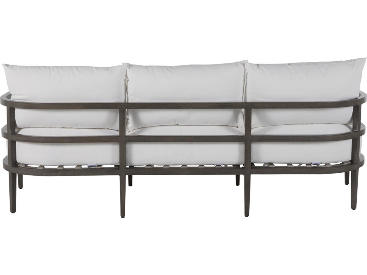 Summer Classics Santa Barbara Aluminum Slate Grey Outdoor Sofa