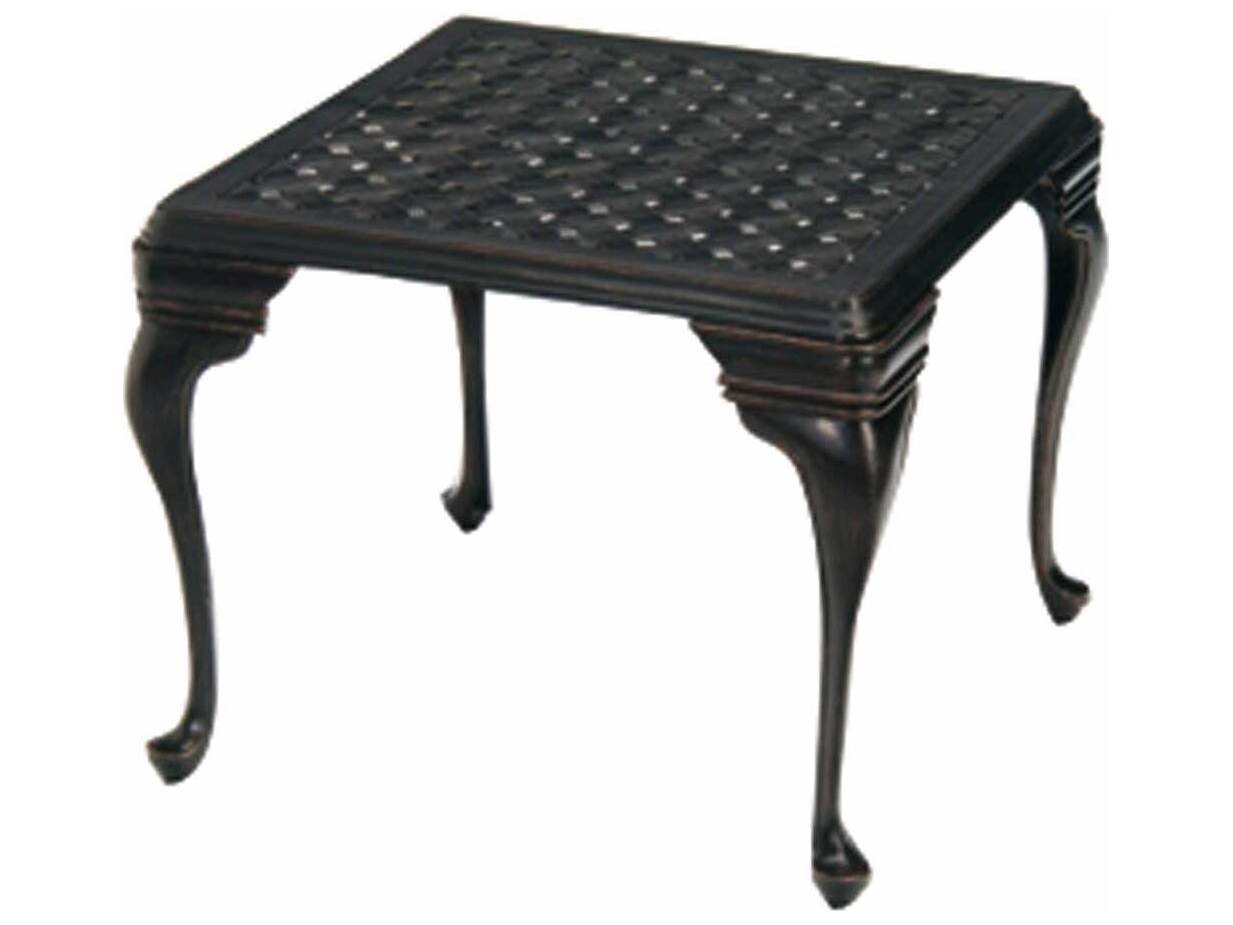 Summer Classics Provance Cast Aluminum Square Outdoor End Table