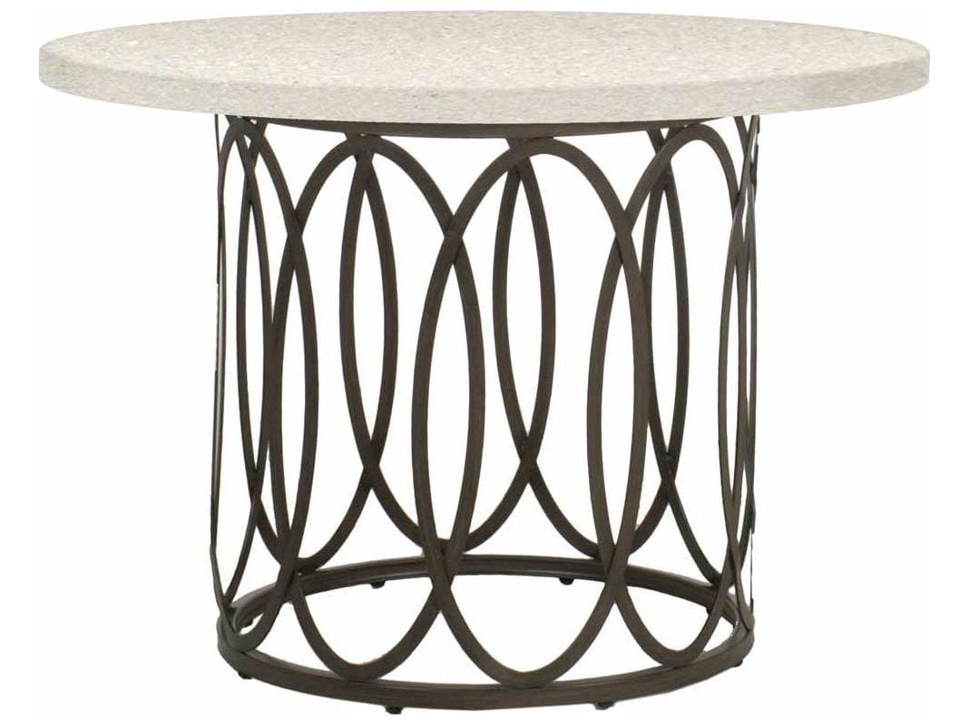 Summer Classics Ella Aluminum Slate Grey Dining Table Base