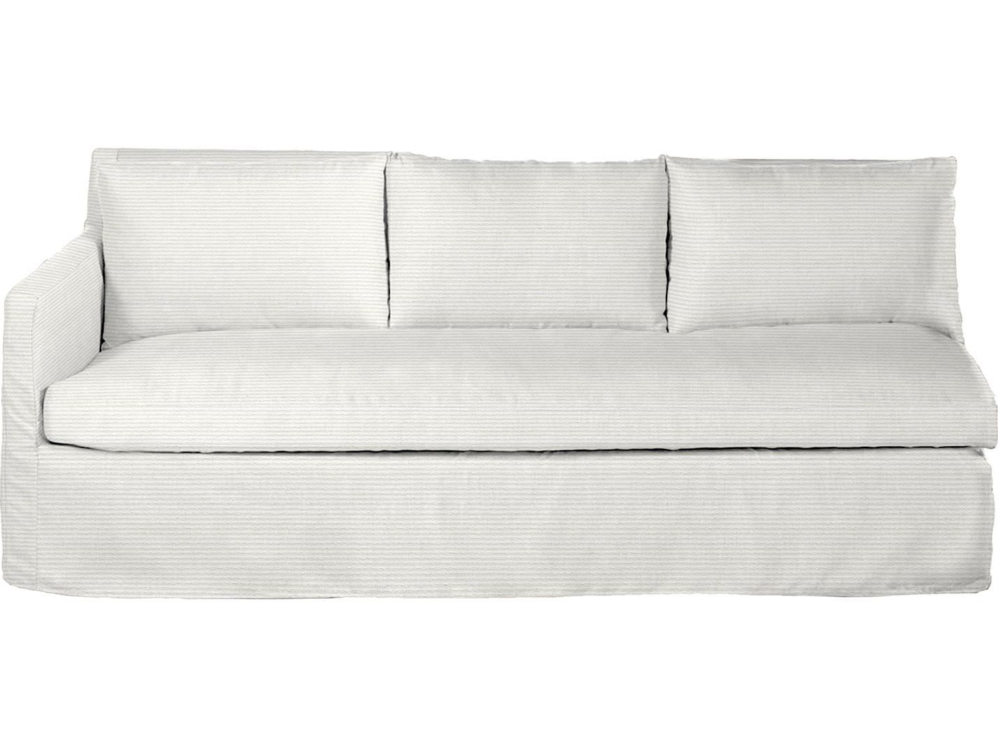 Summer Classics Nora Outdoor Right Arm Facing Sofa in Washboard Snow