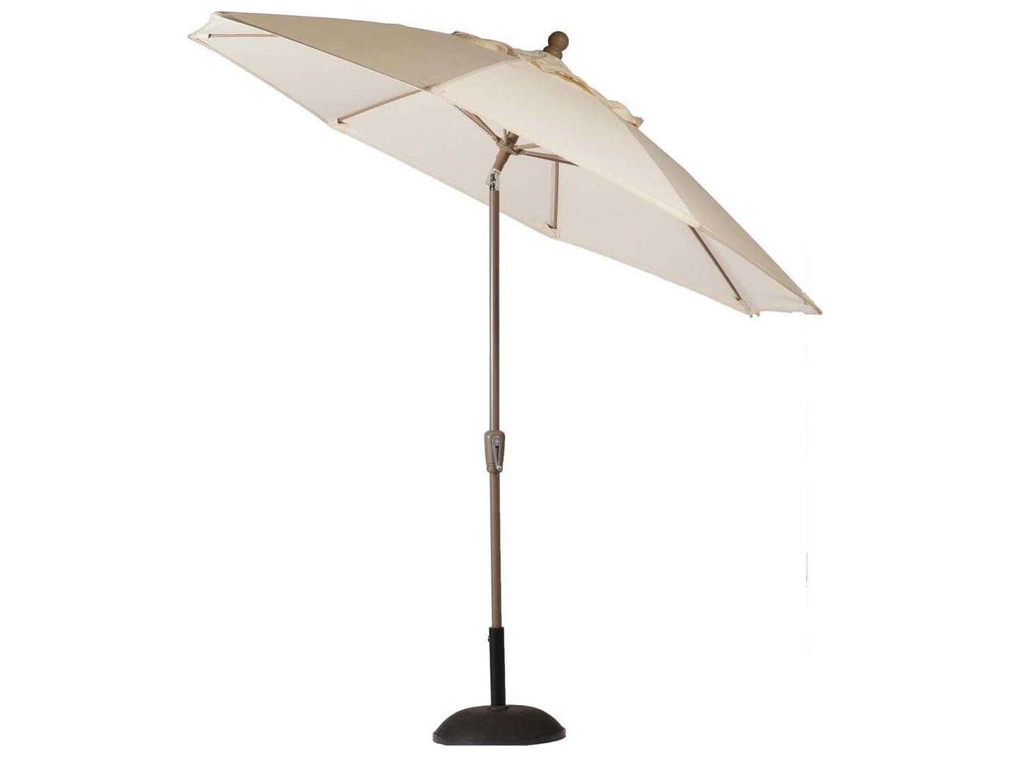 Summer Classics Market Aluminum 9 Foot Crank Auto Tilt Outdoor Umbrella