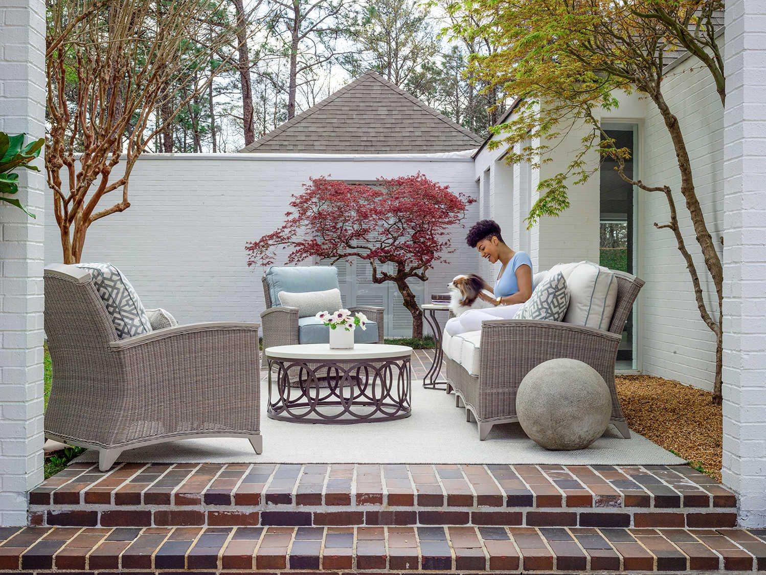 Summer Classics Astoria Wicker Outdoor Patio Lounge Set