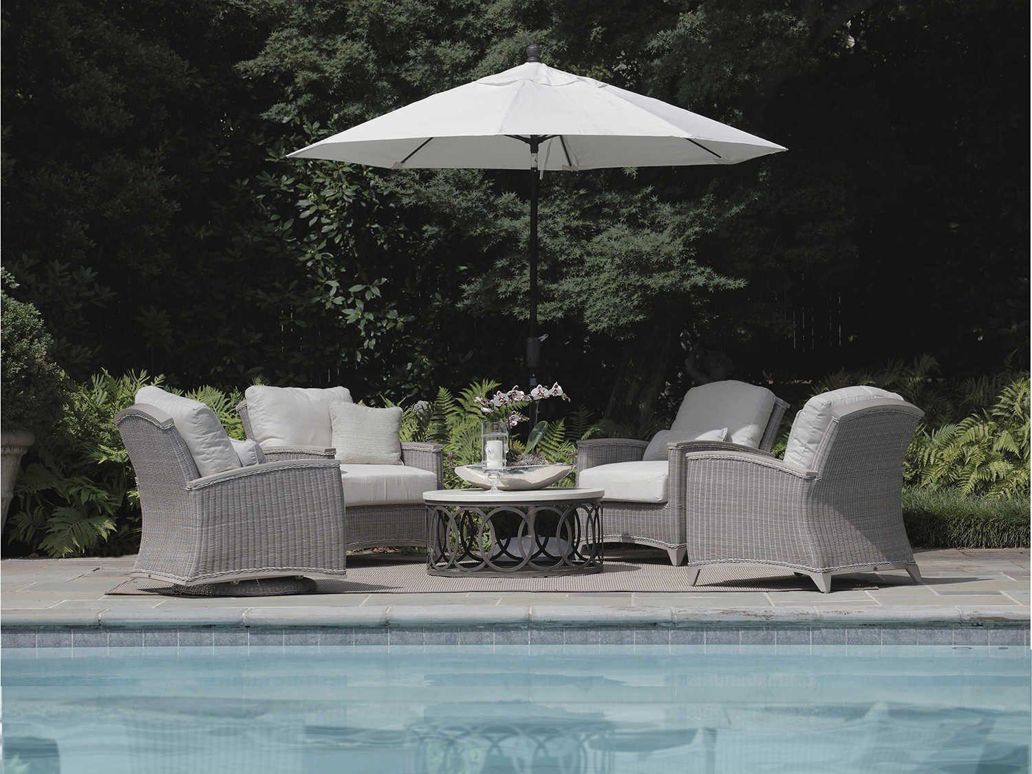 Summer Classics Astoria Wicker Patio Lounge Set