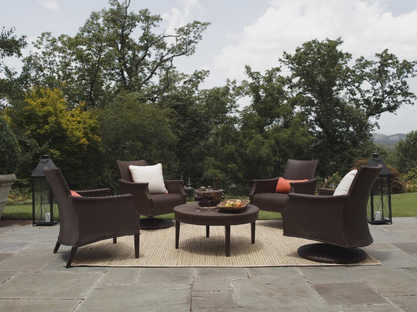 Summer Classics Bentley Wicker Cushion Patio Lounge Set