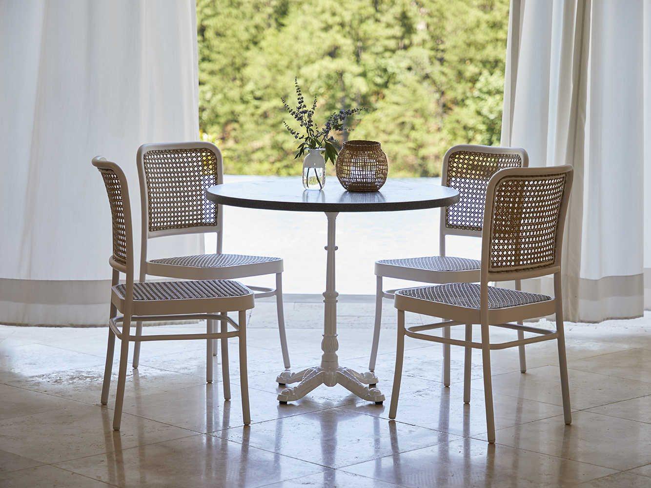 Summer Classics Bordeaux Aluminum Outdoor Patio Dining Set