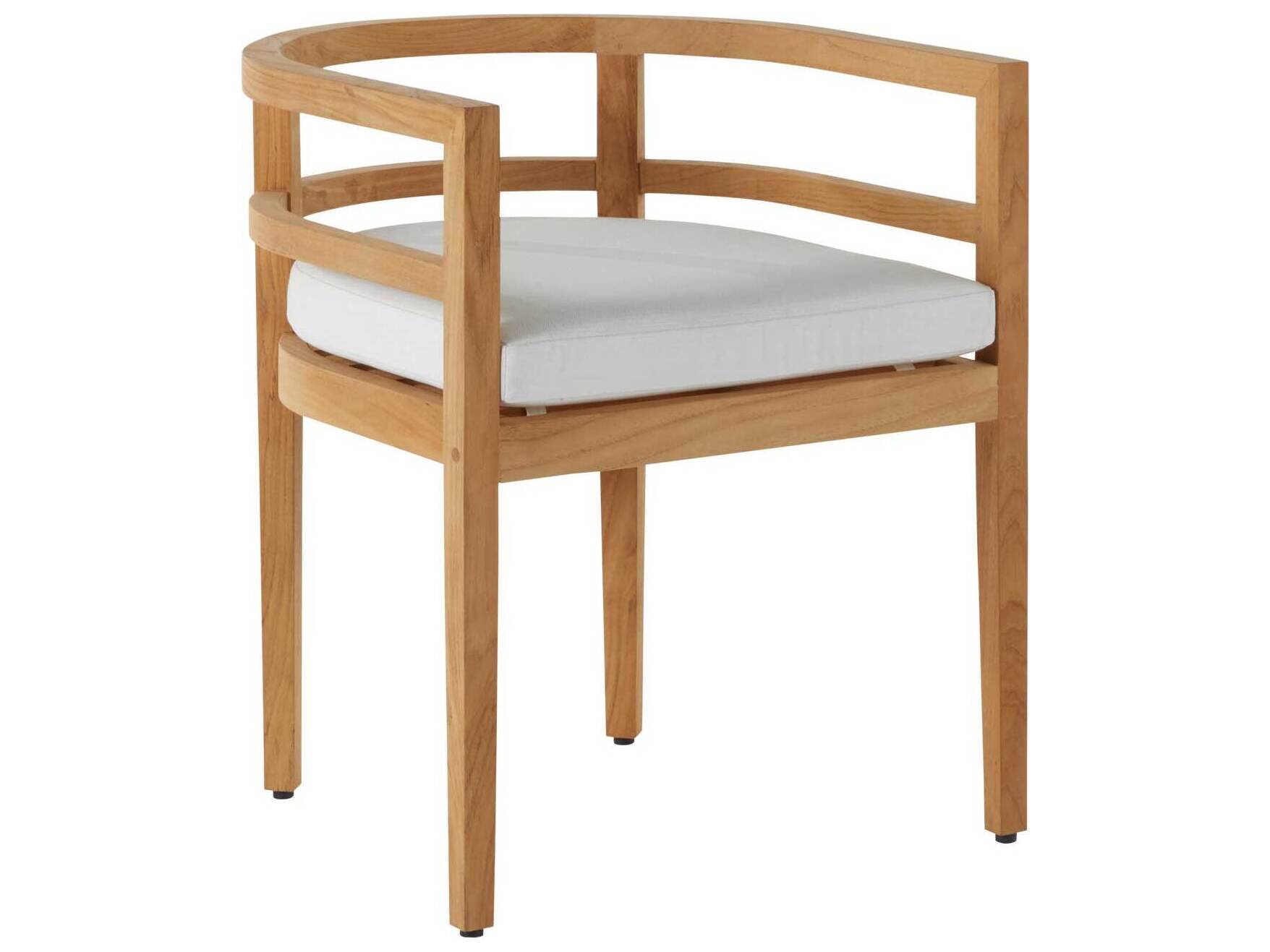 Summer Classics Santa Barbara Teak Barrel Back Arm Chair Seat Replacement Cushions