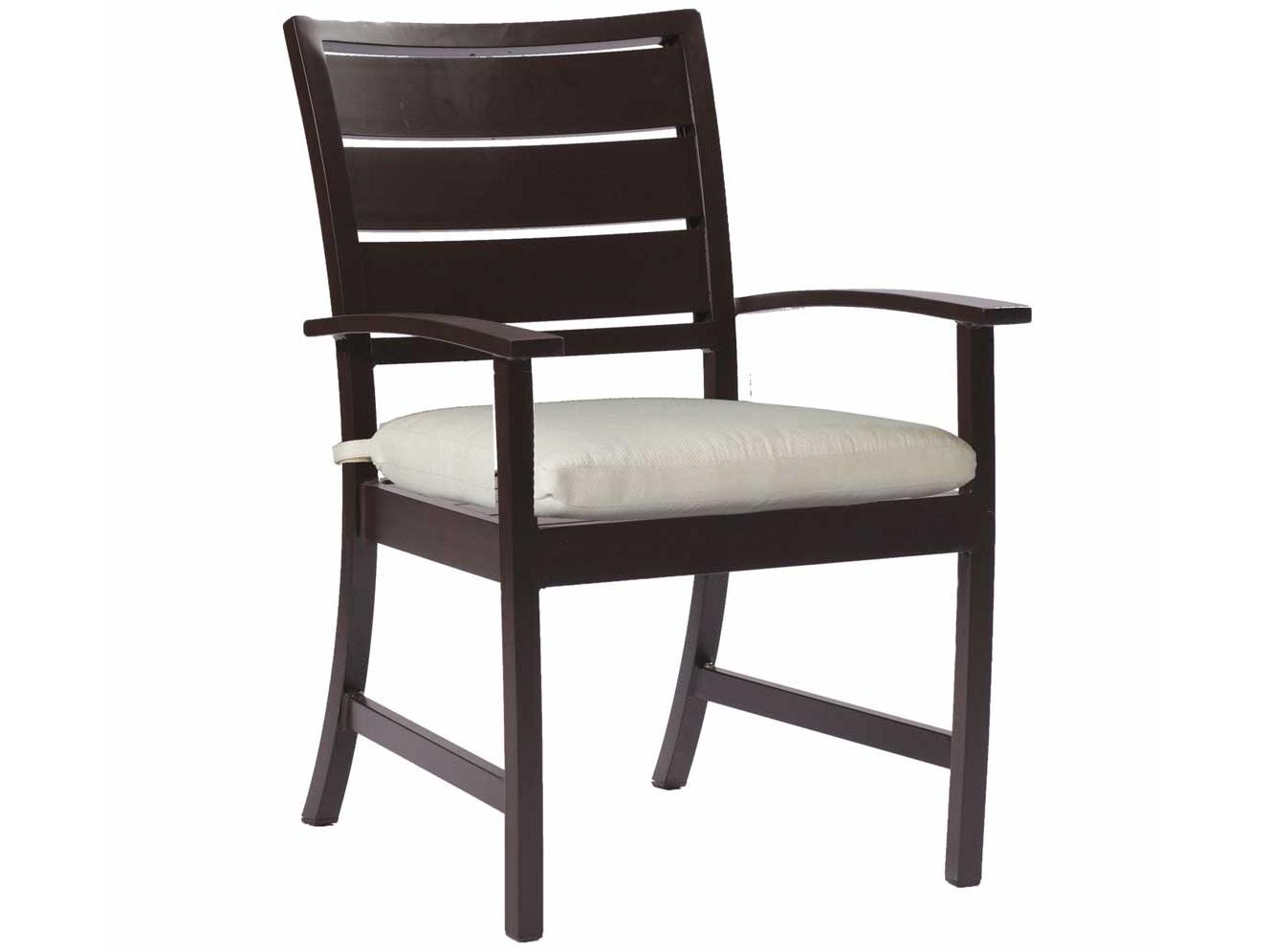 Summer Classics Charleston Aluminum Dining Arm Chair Seat Replacement Cushions