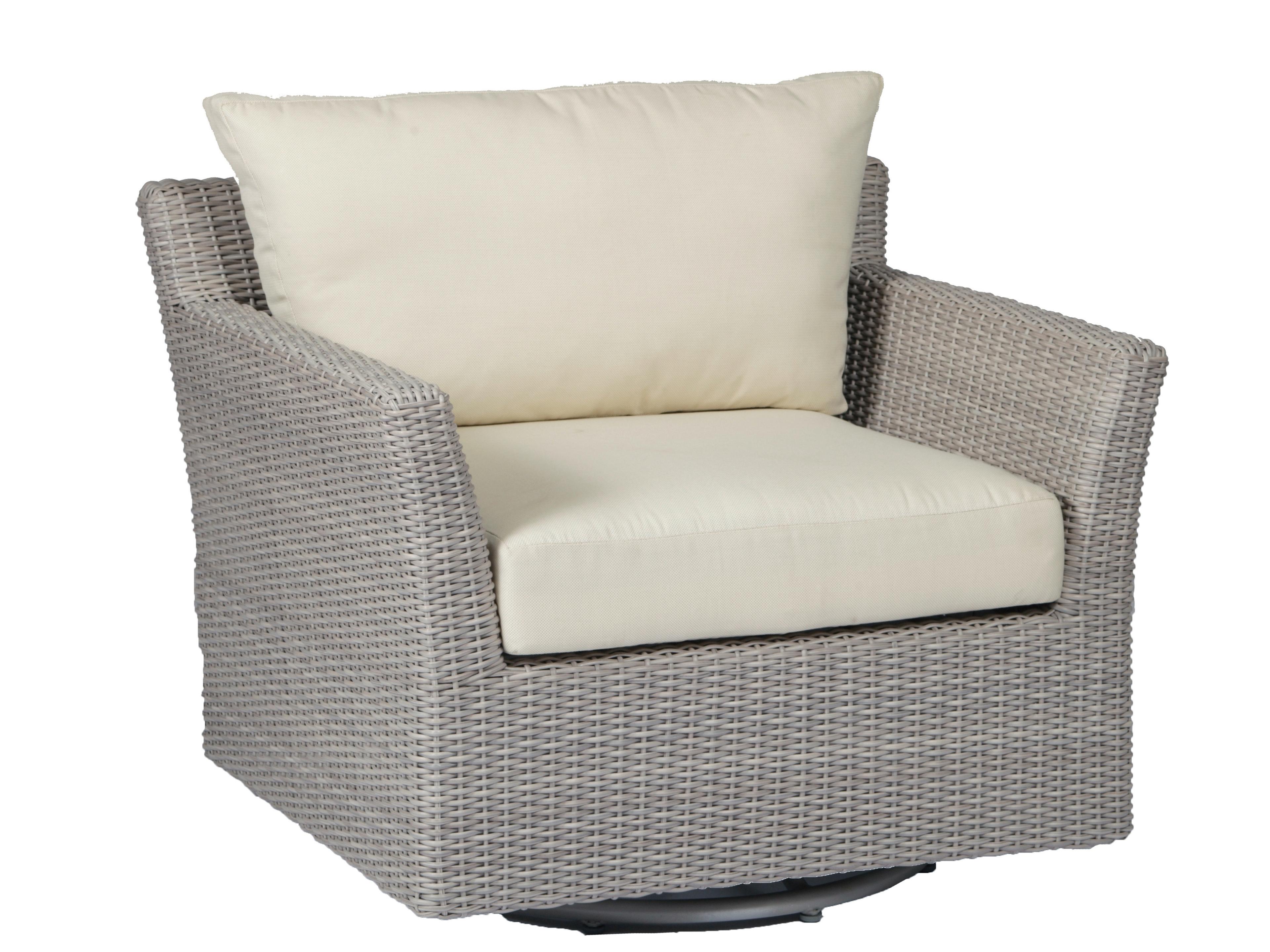 Summer Classics Club Woven Swivel Glider Lounge Chair Set Replacement Cushions