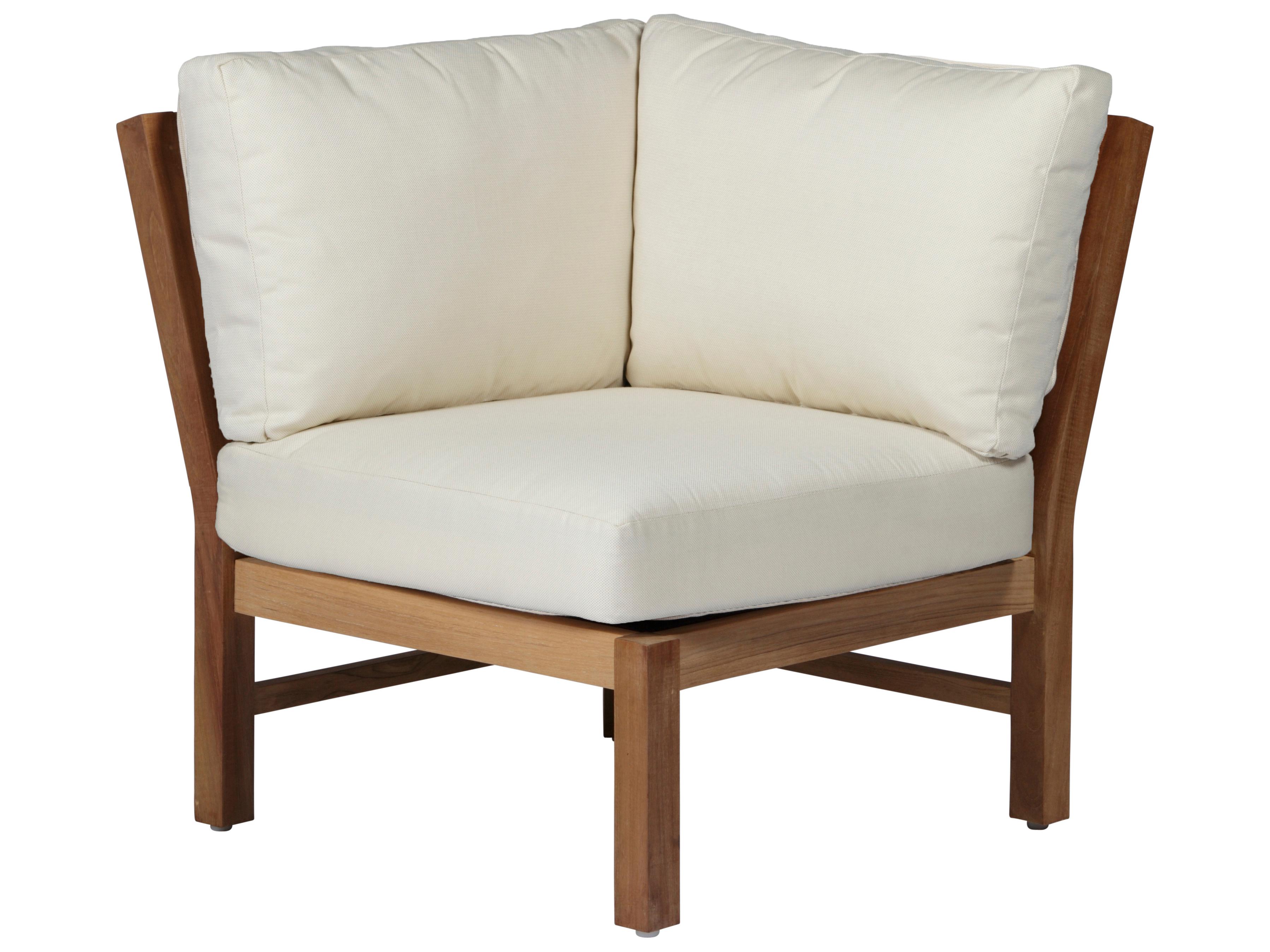 Summer Classics Club Teak Sectional Corner Chair Replacement Cushions