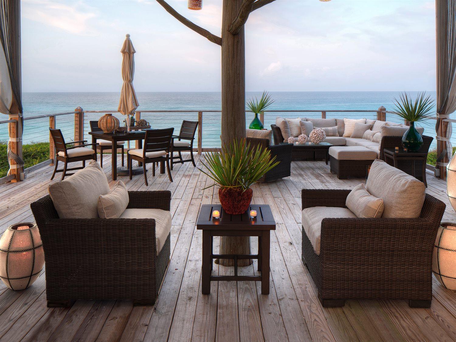 Summer Classics Club Woven Patio Lounge Set