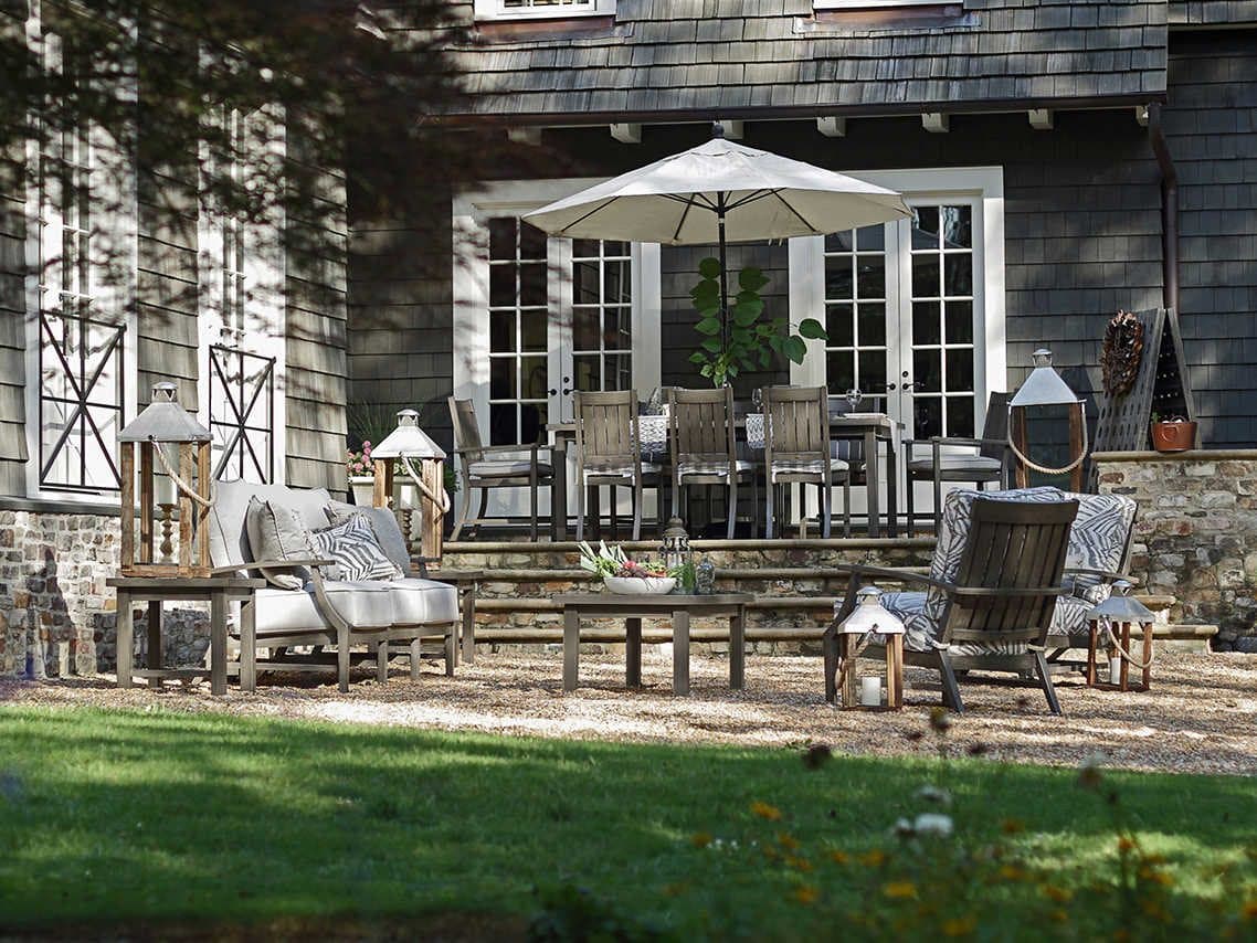 Summer Classics Croquet Aluminum Outdoor Patio Lounge Set