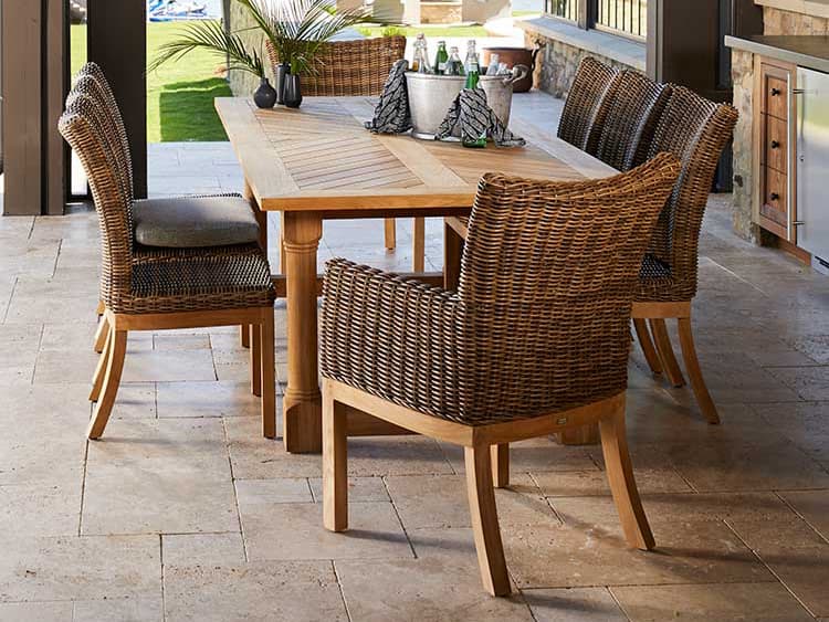 Summer Classics Montauk Wicker Patio Dining Set