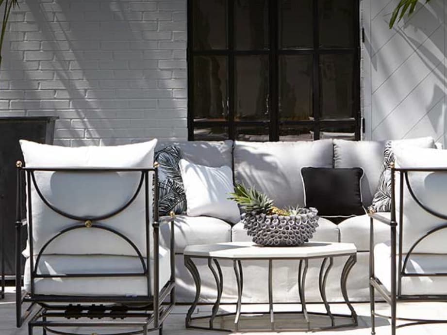 Summer Classics Roma Aluminum Cushion Outdoor Patio Lounge Set