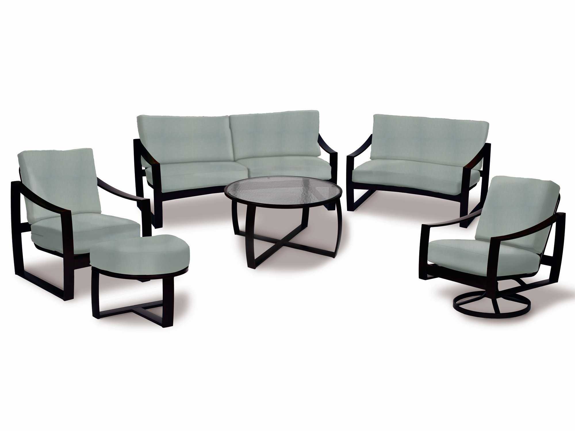 Suncoast Pinnacle Cushion Aluminum Outdoor Patio Lounge Set
