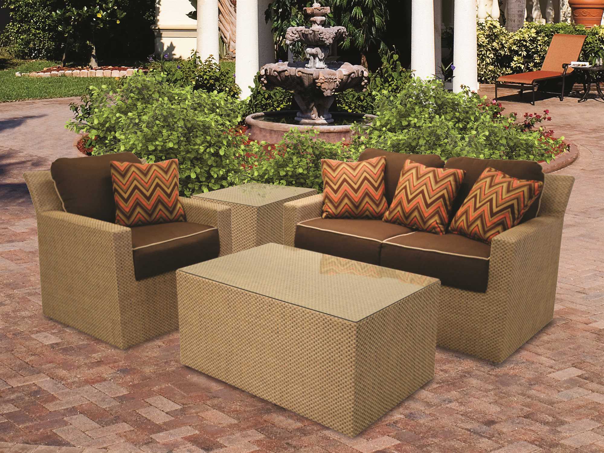 Suncoast Summer Aluminum Outdoor Lounge Set