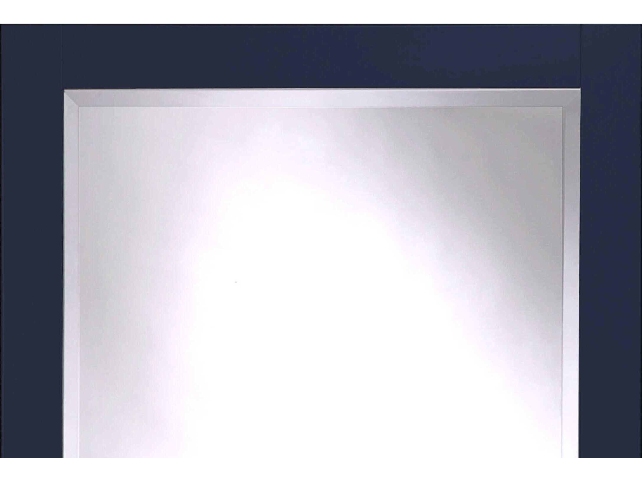 Sunny Wood Blue Topaz Wall Mirror Vertical