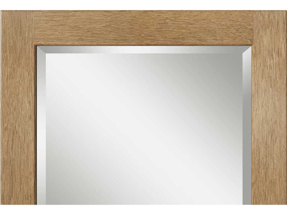 Sunny Wood Daley Natural Wall Mirror Square
