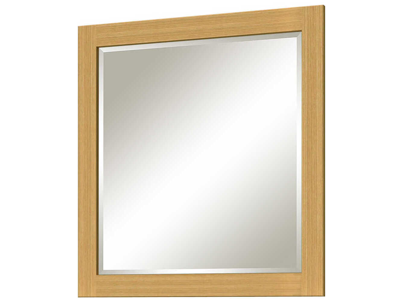 Sunny Wood Forrester Ridge Natural Oak Wall Mirror Square