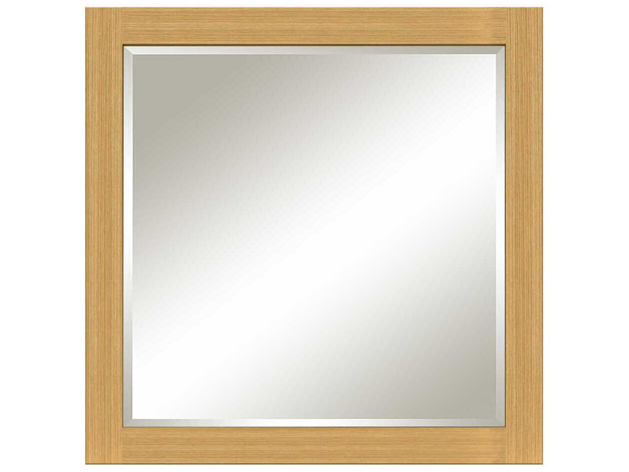 Sunny Wood Forrester Ridge Natural Oak Wall Mirror Square