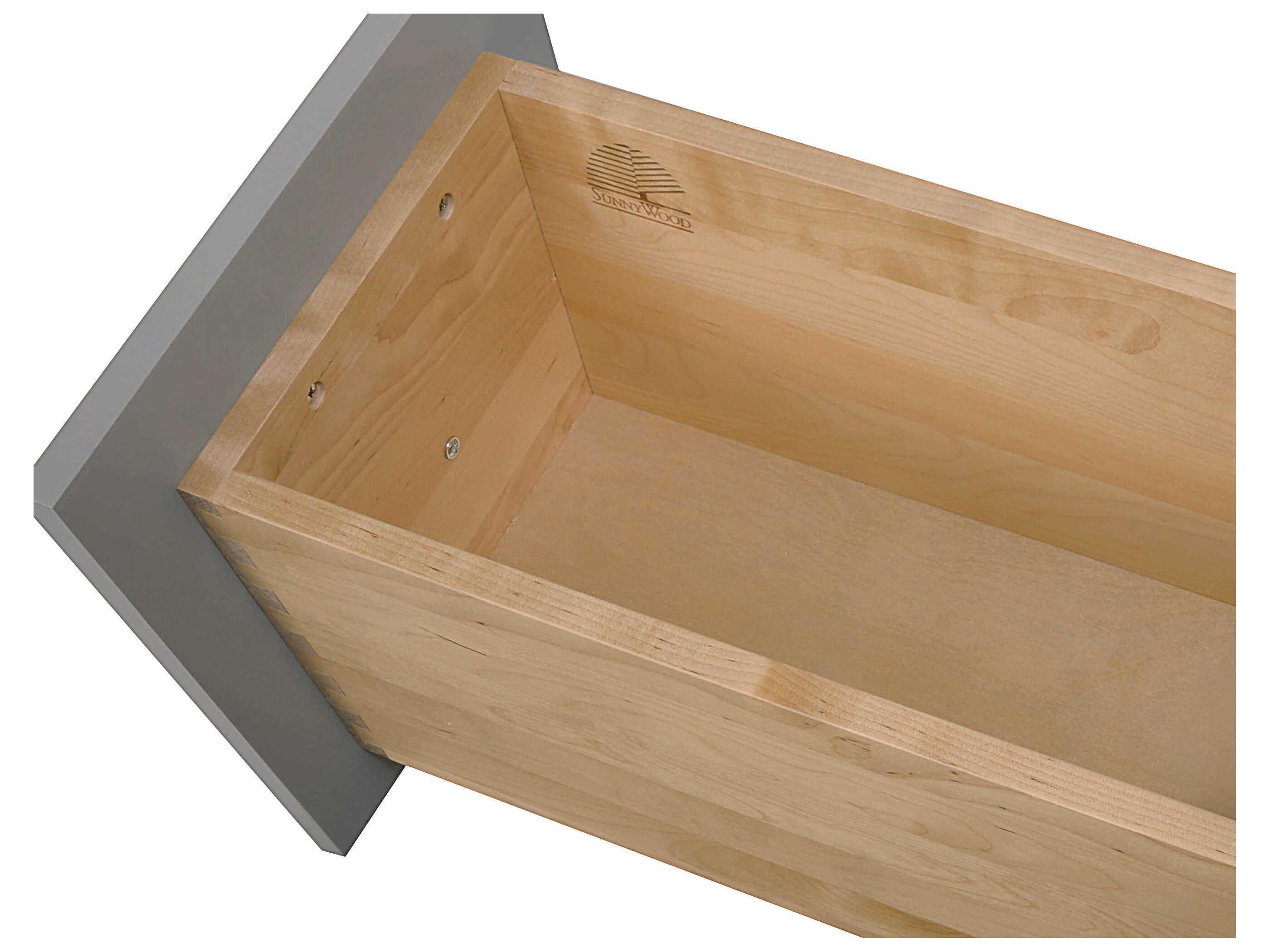 Sunny Wood Grayson Dove Gray Vanity