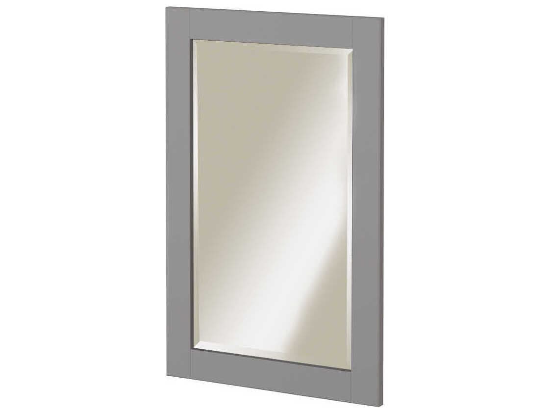 Sunny Wood Grayson Dove Gray Wall Mirror Vertical