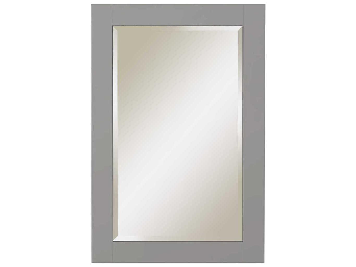 Sunny Wood Grayson Dove Gray Wall Mirror Vertical