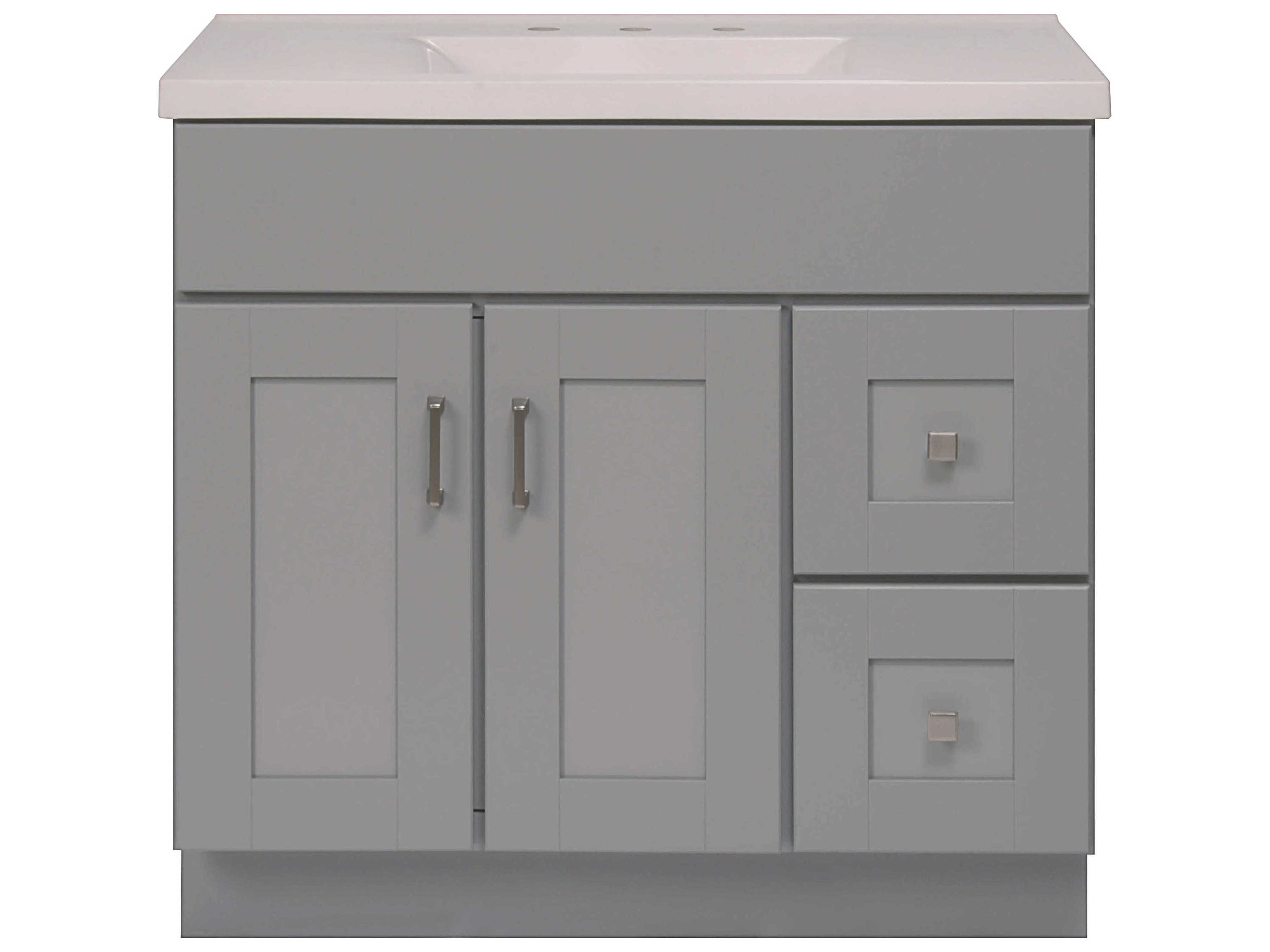 Sunny Wood Grayson Dove Gray Vanity