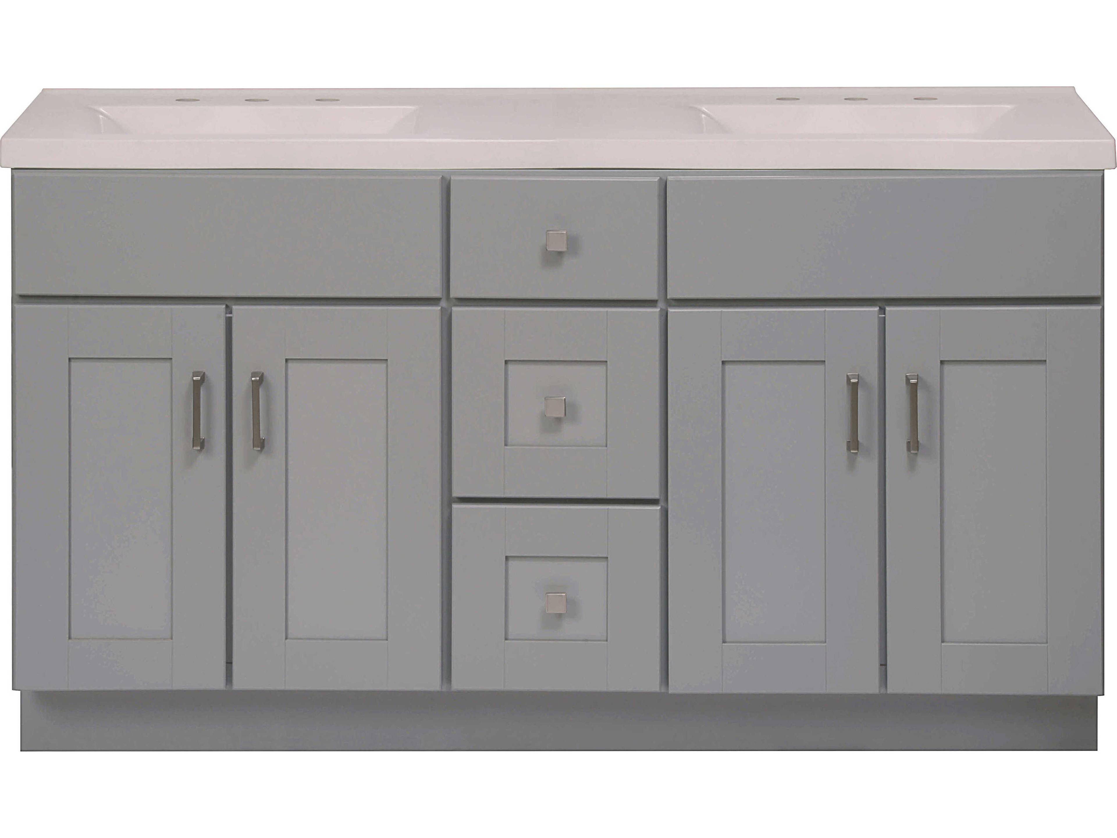 Sunny Wood Grayson Dove Gray Vanity