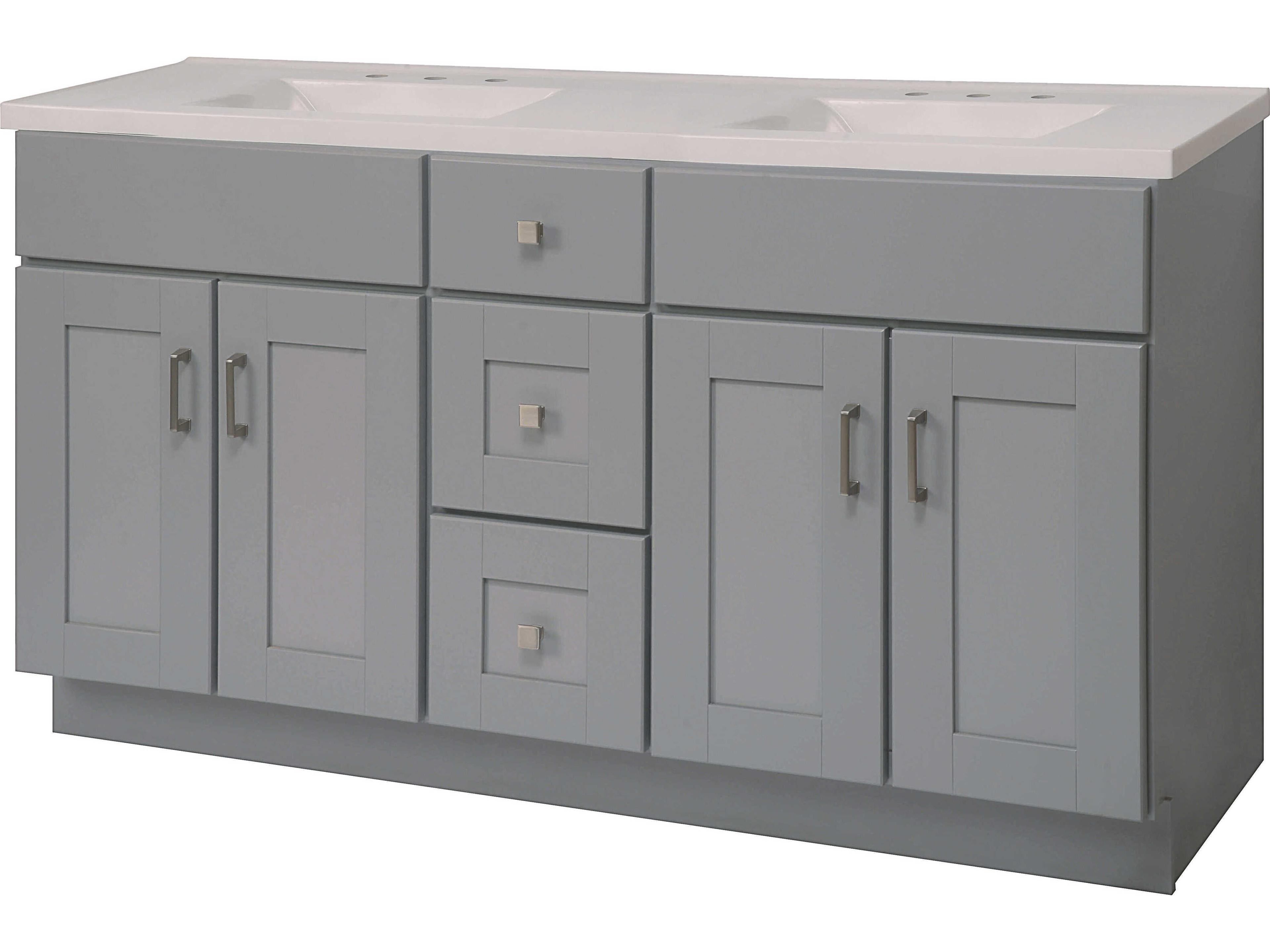 Sunny Wood Grayson Dove Gray Vanity