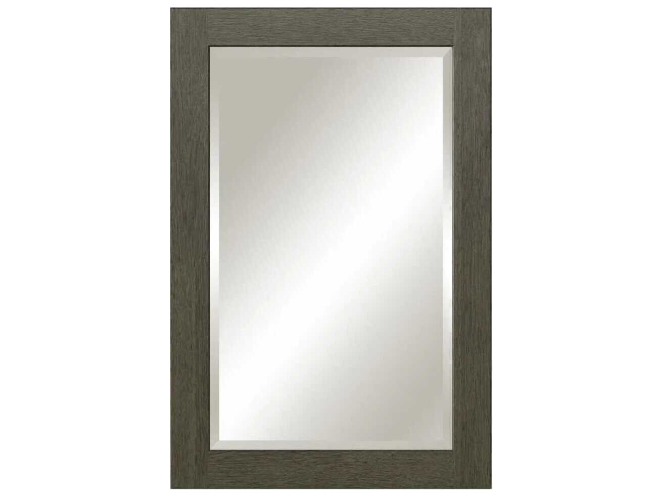 Sunny Wood Livingstone Shale Grey Wall Mirror Vertical
