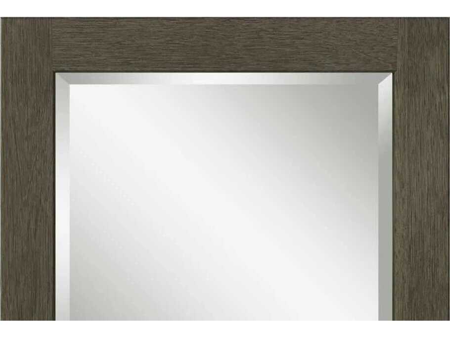 Sunny Wood Livingstone Shale Grey Wall Mirror Vertical